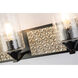 Arcadia 4 Light 31 inch MB Bath Light Wall Light in Matte Black